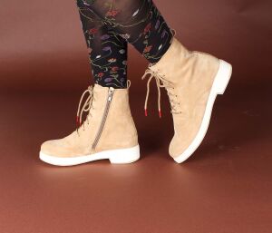 Think Stiefeletten Cogita beige  500-4000 veg (GTA 26) Gr.38 - GTA 26