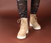 Think Stiefeletten Cogita beige  500-4000 veg (GTA 26) Gr.38 - GTA 26