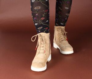 Think Stiefeletten Cogita beige  500-4000 veg (GTA 26) Gr.39,5 - GTA 26