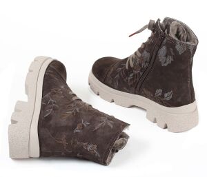 Think Stiefeletten braun Kangae bark effekt winter 665-3000 Gr.41 - KNG 2