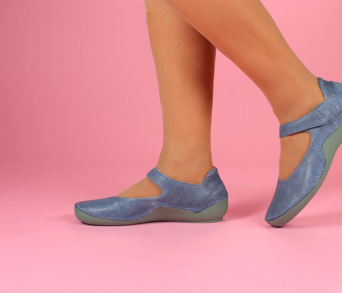 Think Ballerinas blau Kapsl denim 416-8010 Gr.40 - KPS 176