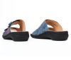 Think Pantoletten blau Camilla denim/kombi 671-8000 Gr.42 - AML 330
