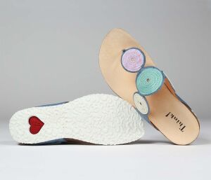 Think Zehengreifer bunt Julia denim/kombi 372-8010 Gr.43 - JLA 198