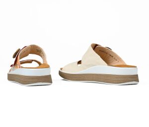 Think Pantoletten Meggie ivory/kombi  355-1000 veg (MEG 61) Gr.41 - MEG 61