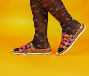 Think Pantoletten bunt Julia denim/kombi 247-8000 Gr.38 - JLA 195