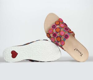 Think Pantoletten bunt Julia denim/kombi 247-8000 Gr.39 - JLA 195