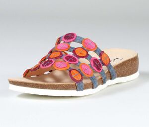Think Pantoletten bunt Julia denim/kombi 247-8000 Gr.41 - JLA 195