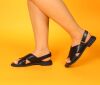 Think Sandaletten Kamaa schwarz  739-0000 veg (KMA 1) Gr.43 - KMA 1