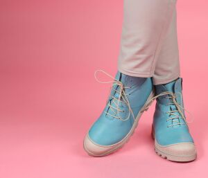 Lofina Stiefeletten türkis 965-sabbia Birte gasoline-acqua Gr.38 - LOF 21