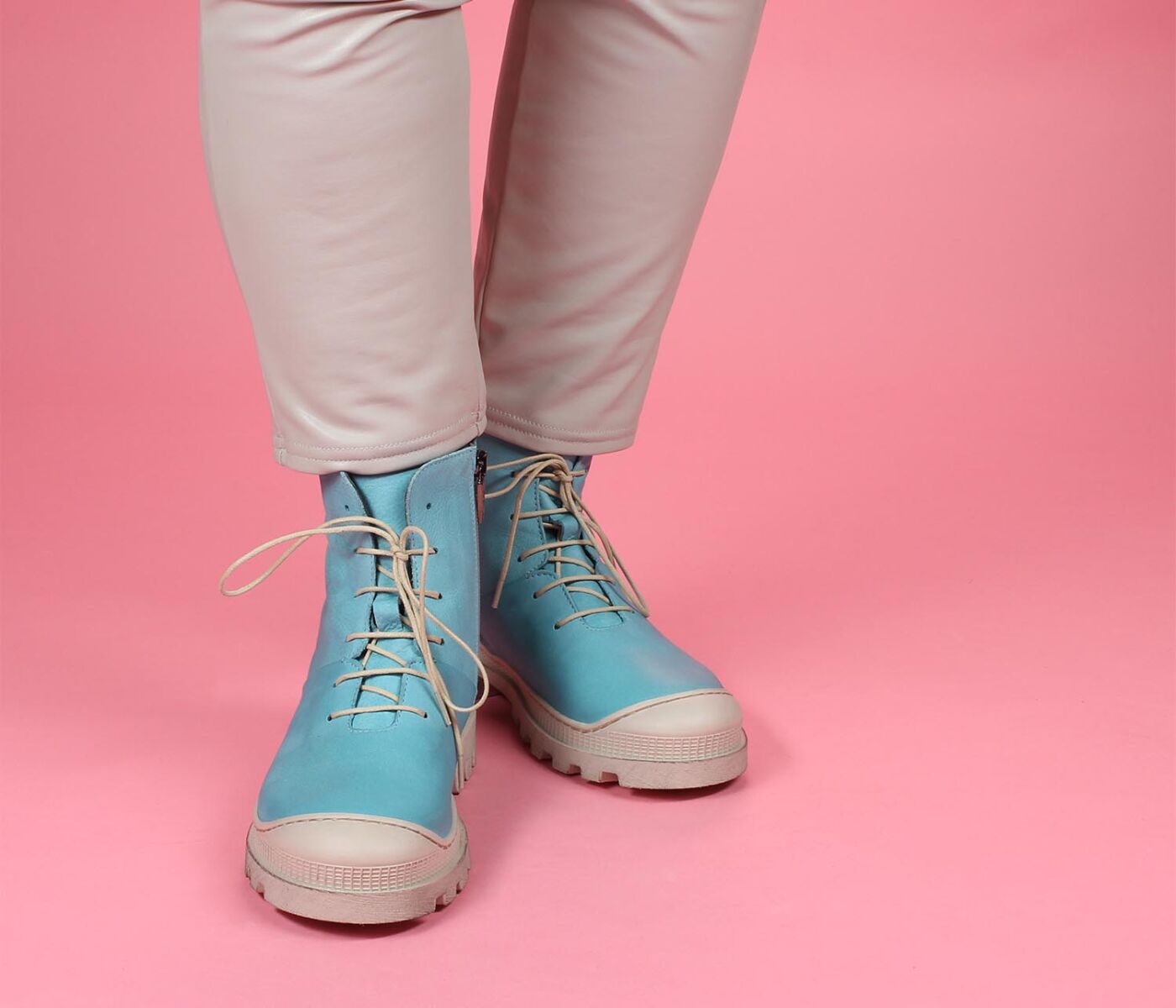 Lofina Stiefeletten türkis 965-sabbia Birte gasoline-acqua Gr.42 - LOF 21