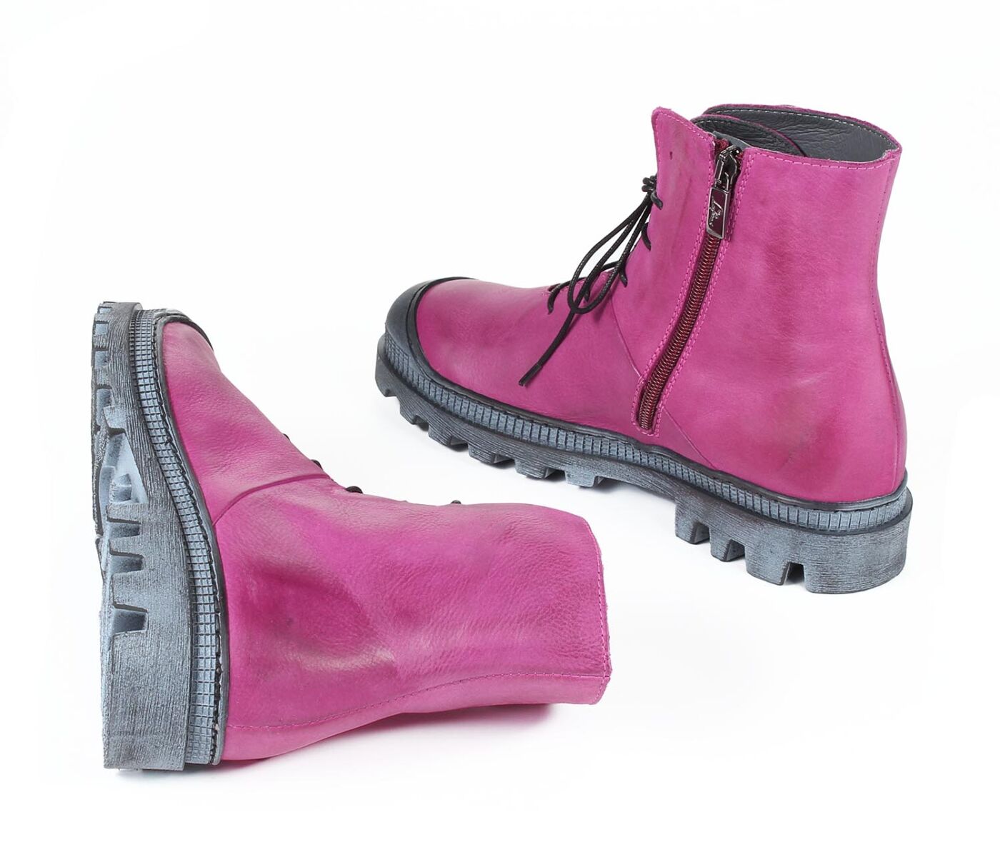 Lofina Stiefeletten violett 965-nero Birte gasoline-bouganville Gr.42 - LOF 19