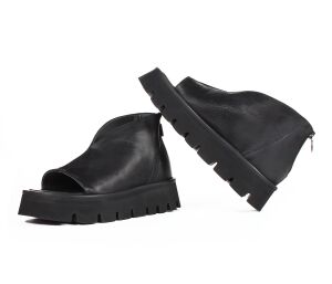 Lofina Sandaletten schwarz 3442-nero Maja gasoline-nero Gr.38 - LOF 31