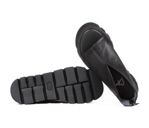 Lofina Sandaletten schwarz 3442-nero Maja gasoline-nero Gr.38 - LOF 31