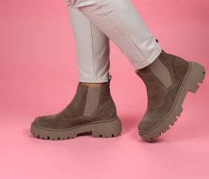 TenPoints Aretha Damen Booties Gr. 38 taupe 60345-405-taupe (TPN 177) - TPN 177