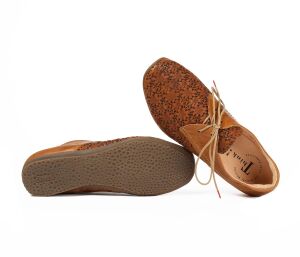 Think Schnürschuhe braun Chilli caramel 80102-54 - HIL 125