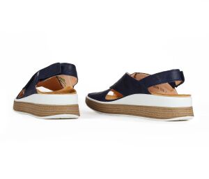 Think Sandaletten blau Meggie indigo 367-8020 Gr.40 - MEG 59