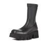 Lofina Stiefeletten schwarz 4223 Smilla gasoline-nero - LOF 52