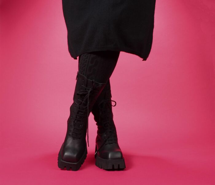 Lofina Stiefeletten schwarz 4222 Smilla gasoline-nero - LOF 48