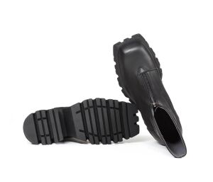 Lofina Stiefeletten schwarz 4220 Smilla gasoline-nero - LOF 49