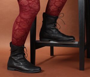 Think Stiefeletten schwarz Agrat schwarz 34-0010 Gr.37,5 - AGR 92