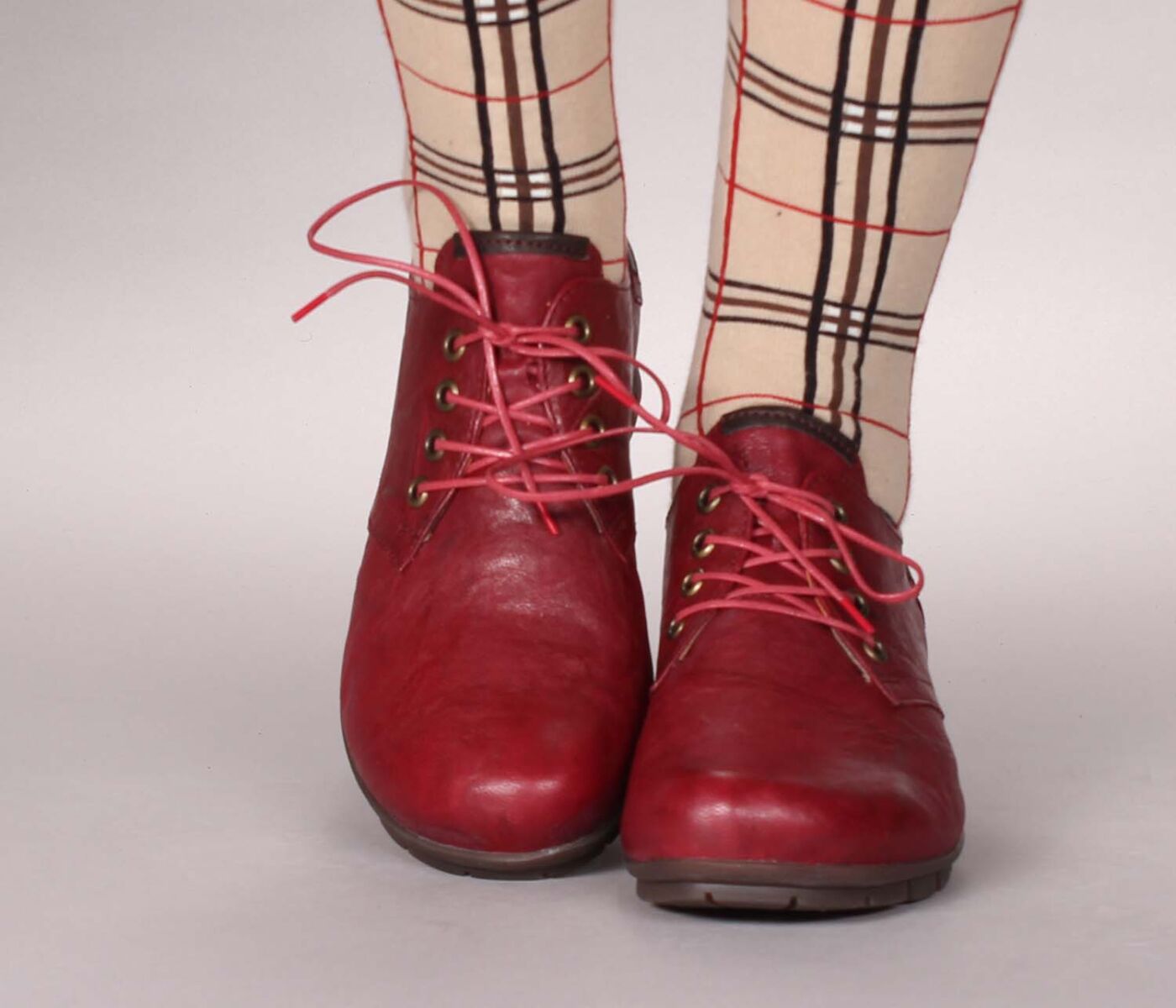 Think Schnürschuhe rot Menscha rosso/kombi 93-5030 - MNA 141 Gr.39,5