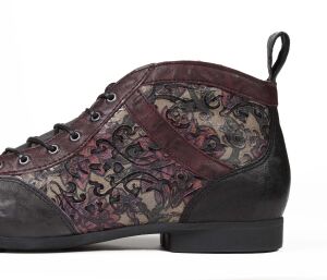 Think Booties schwarz Guad-2 taupe/kombi 618-2010 Gr.39 - GUD 682
