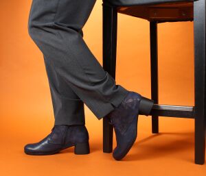Think Stiefeletten blau Nani navy/kombi 824-8010 Gr.40 - NNI 14