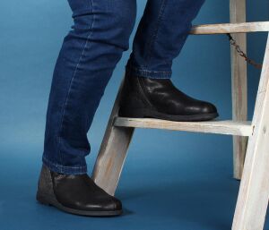 Think Booties schwarz Rento schwarz/kombi 830-0000 Gr.39 - RNT 1