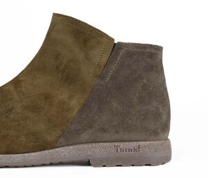 Think Booties oliv Rento olive/kombi 830-7000 Gr.43 - RNT 2
