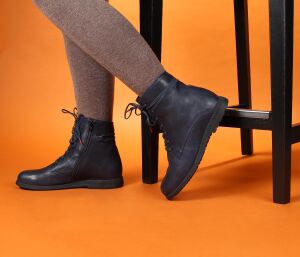 Think Booties blau Rento navy 843-8000 Gr.41,5 - RNT 6