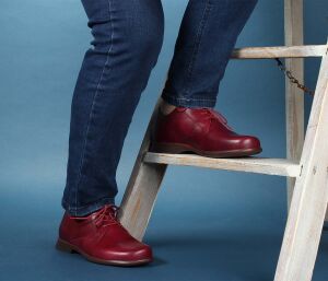 Think Schnürschuhe wein-rot Pensa Damen rosso 849-5000 Gr.36,5 - PN 143