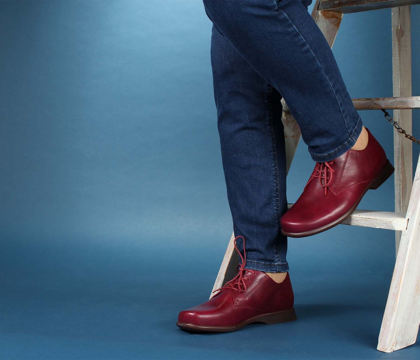 Think Schnürschuhe wein-rot Pensa Damen rosso 849-5000 Gr.41 - PN 143