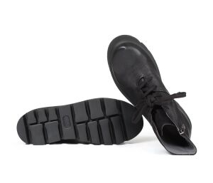 Lofina Stiefeletten schwarz 3127 Maja gasoline-nero Gr.42 - LOF 45