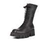 Lofina Stiefeletten schwarz 4222 Smilla gasoline-nero Gr.40 - LOF 48
