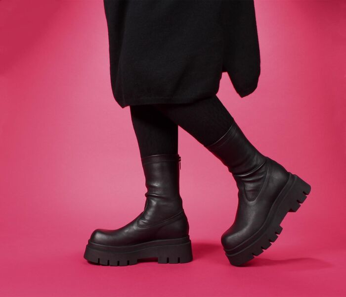Lofina Stiefeletten schwarz 4002 Asta gasoline-nero Gr.42 - LOF 51