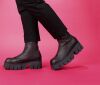 Lofina Stiefeletten grau 4240 Smilla gasoline-londra Gr.41 - LOF 53
