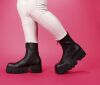 Lofina Stiefeletten schwarz 4220 Smilla gasoline-nero Gr.42 - LOF 49