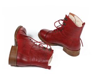 TenPoints Stiefeletten Pandora 60001-803-sundried tomato rot Gr.41 - TPN 197
