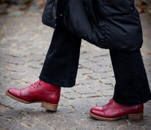 TenPoints Stiefeletten Pandora 60001-803-sundried tomato rot Gr.41 - TPN 197