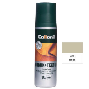 Nubuk Textile Farbpflege - beige 052 - Flasche mit Schwamm