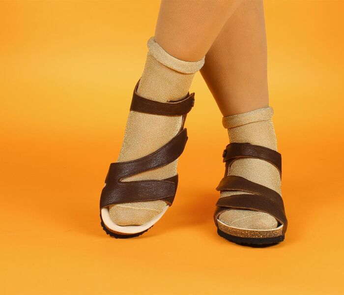 think sandaletten braun dumia kakao 297-3030 fussbett: nicht wechselbares comfort-fussbatt mit bequemem auftritt kalbsleder pflanzlich  gegerbt - nicht gefärbt 20 mm keil-absatz klassiker - ideale sommer-sandale mit individueller verstellmöglichkeit dank 3 klettverschlüsse