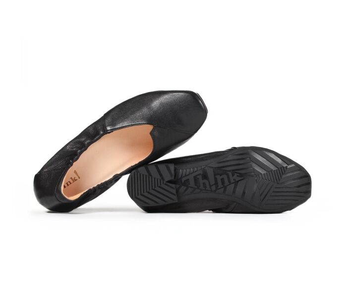 Think! GUAD Bailarinas Con Correa De Tobillo,Mujer,Rojo,36.5 EU