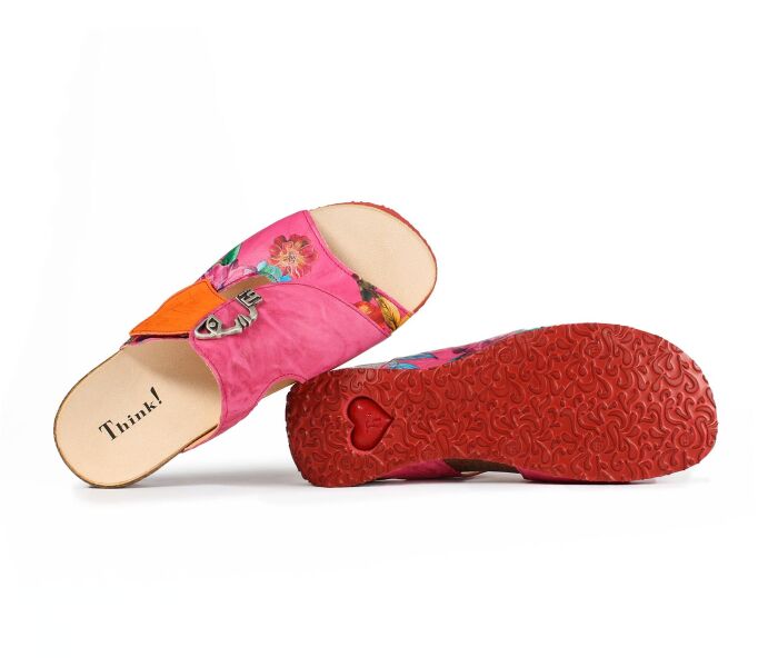 Think Schuhe Mizzi Pantoletten bunt 124-9150