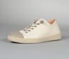 think sneaker weiss turna bianco/kombi 792-1010 fussbett: lederbezogene wechselbare kork-latex-bettung (pflanzlich gegerbt) kalbsleder pflanzlich  gegerbt - nicht gefärbt ohne absatz die elastik-senkel lassen sich auch durch richtige schnürsenkel ersetzen !klassischer 6 loch-elastik-langschnürer mit klassischer sneaker-schalensohle. durch die lange schnürung bestens anzupassen. eher für den normal bis schlankeren fuß gedacht.