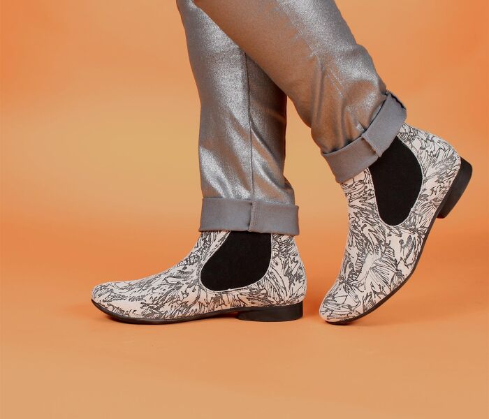 Think Booties weiss Guad-2 bianco/kombi 414-1010 Gr.40 - GUD 701