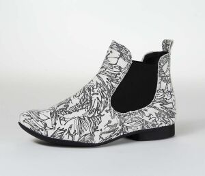 Think Booties weiss Guad-2 bianco/kombi 414-1010 Gr.40 - GUD 701