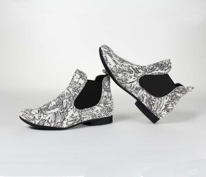 Think Booties weiss Guad-2 bianco/kombi 414-1010 Gr.40 - GUD 701