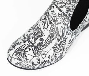 Think Booties weiss Guad-2 bianco/kombi 414-1010 Gr.40 - GUD 701
