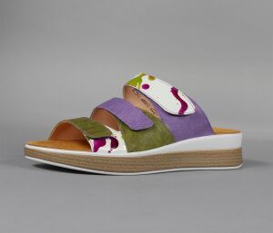 Think Pantoletten bunt Meggie apfel/kombi 444-7030 Gr.36 - MEG 75