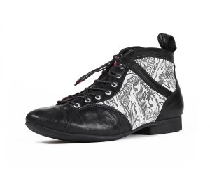 Think Schnürschuhe schwarz Guad-2 bianco/kombi 618-1000 Gr.40 - GUD 706